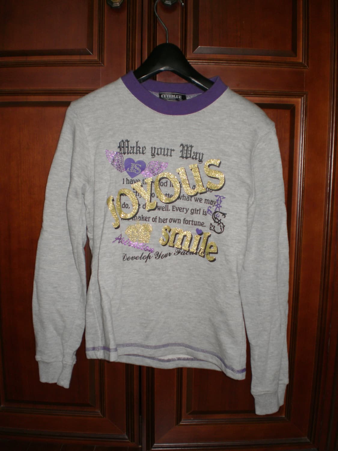 글리터 프린팅 티셔츠 상품이미지1