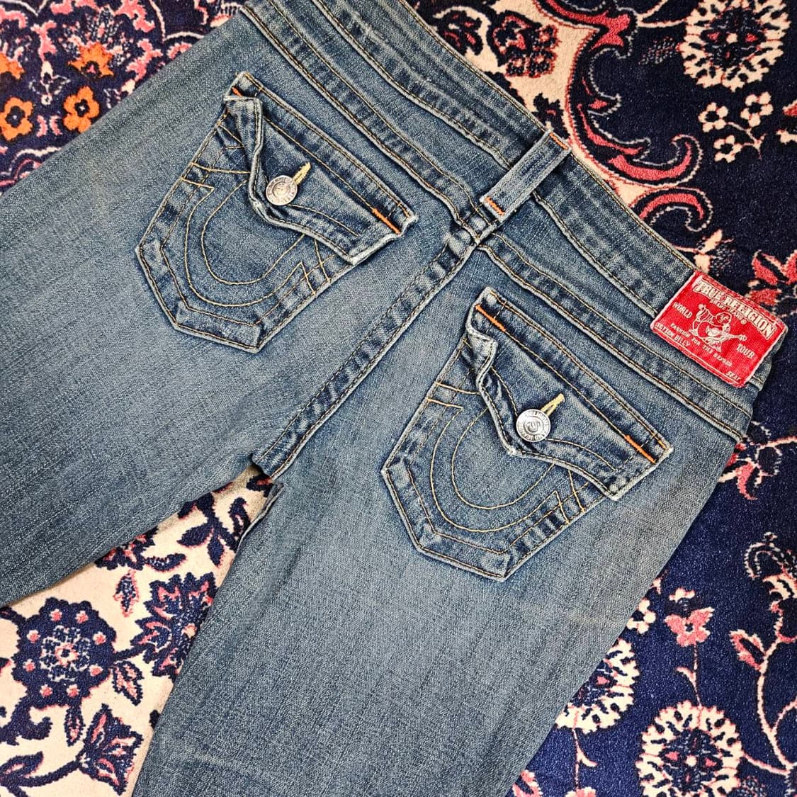 트루릴리젼 00's 빈티지 빌리 로우라이즈 부츠컷 데님 팬츠 상품이미지6