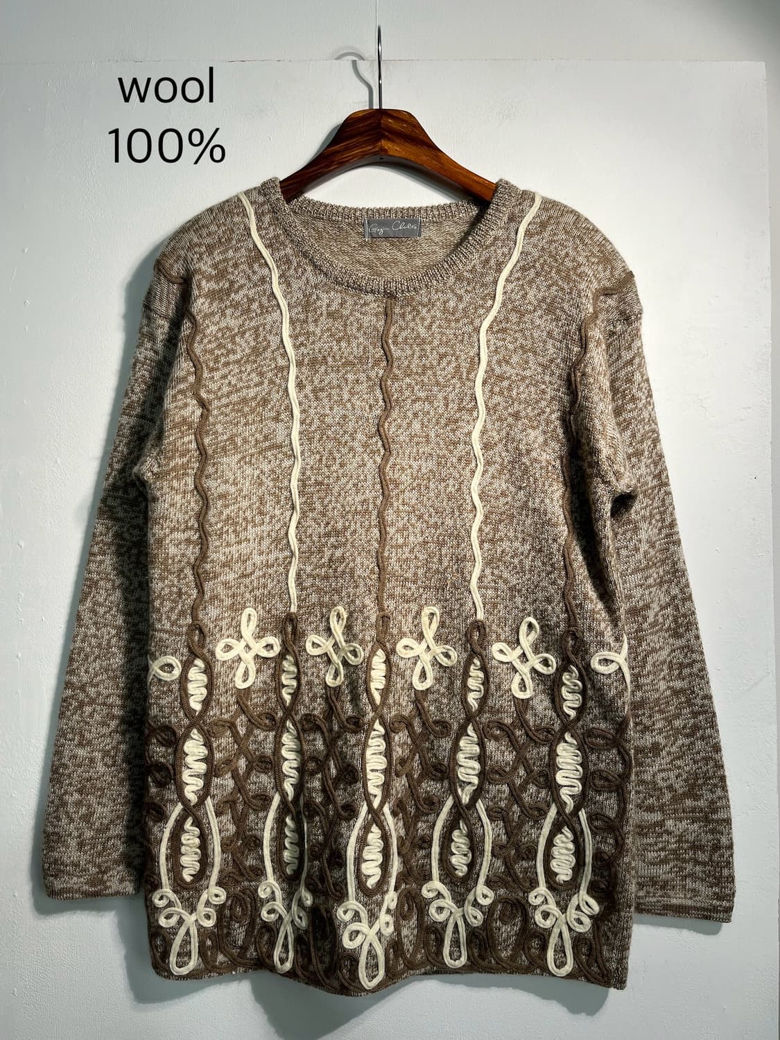 Wool 100% vintage knit 상품이미지1