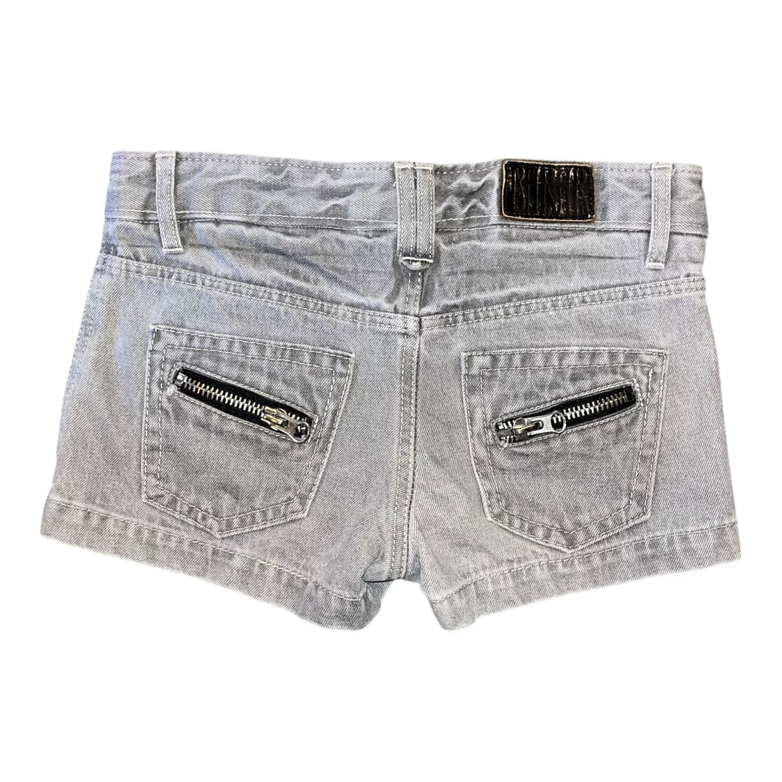 투웨이 흑청 숏 팬츠 y2k펑크갸루 상품이미지3