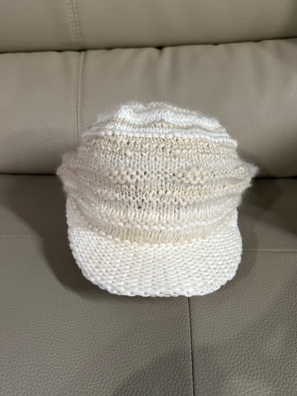 Pocket girl color mix knit cap 상품이미지2