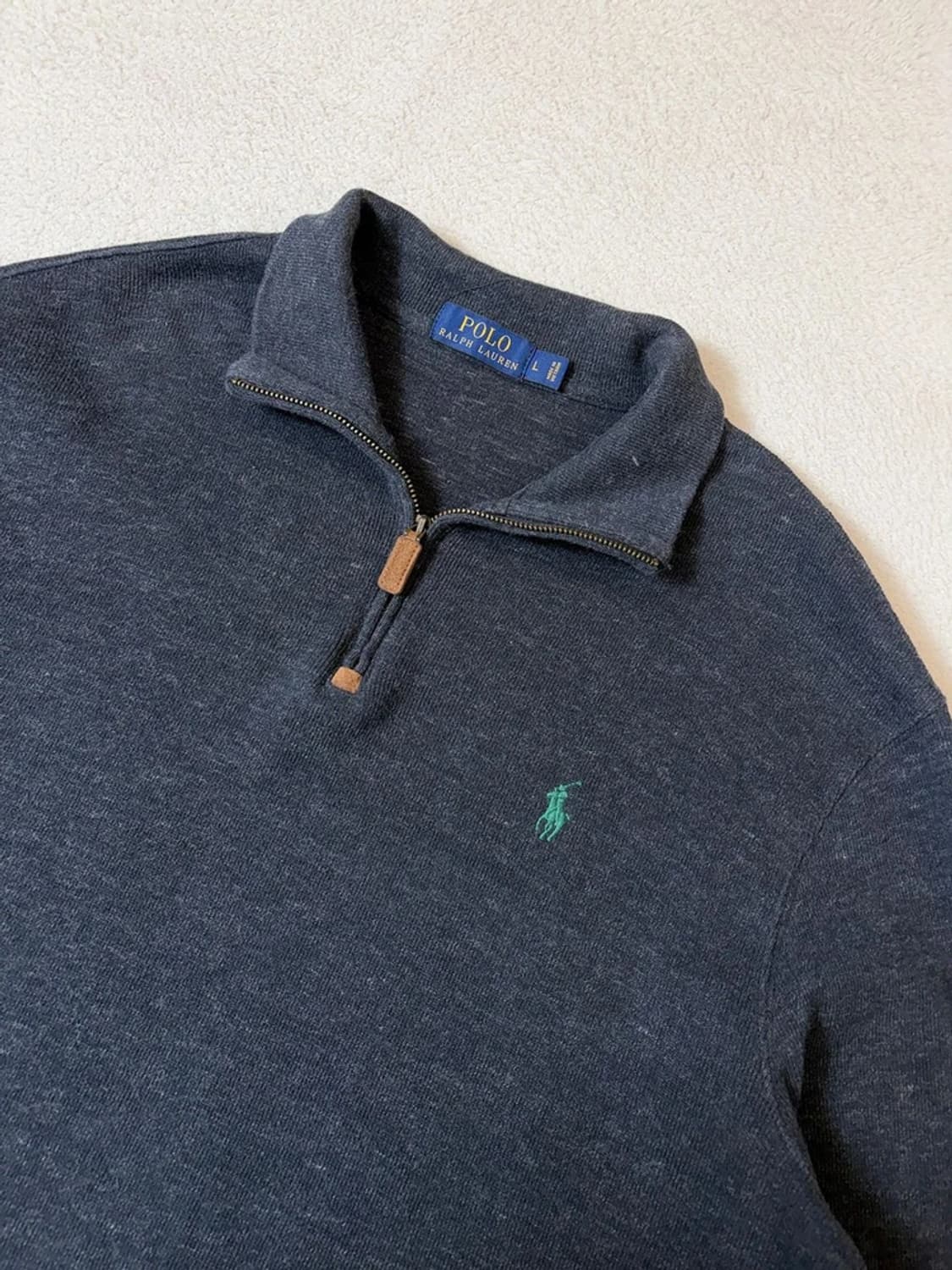 폴로 랄프로렌 베이직 하프 반집업 니트 PN9204 상품이미지2