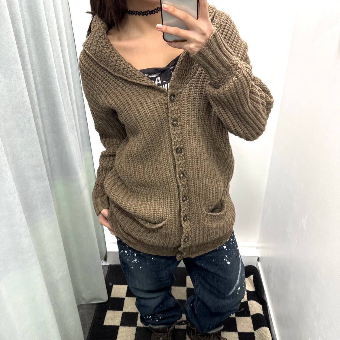 랄프로렌 브라운 롱 가디건 상품이미지2