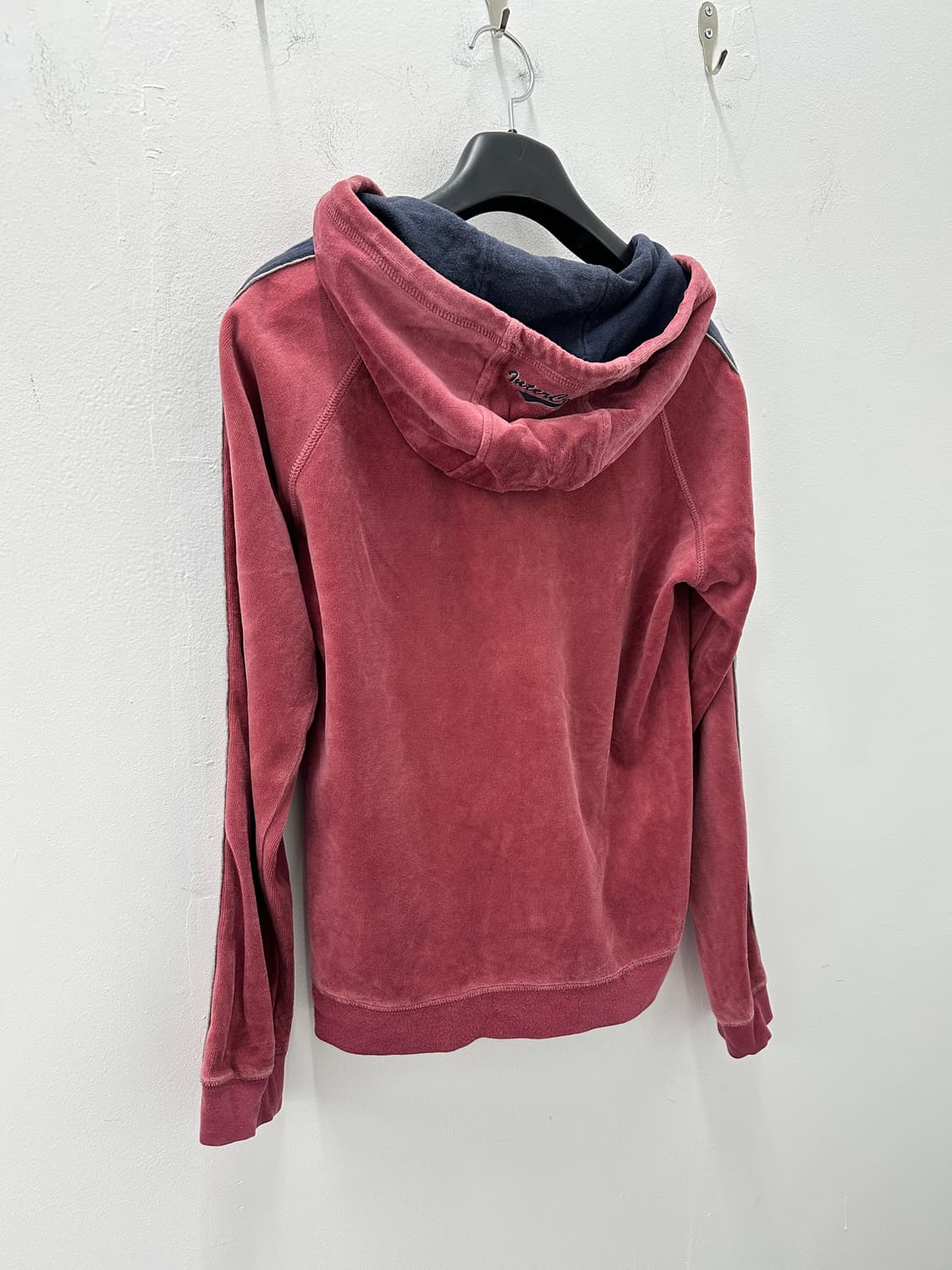 INTERCREW velvet hood zip up 상품이미지8