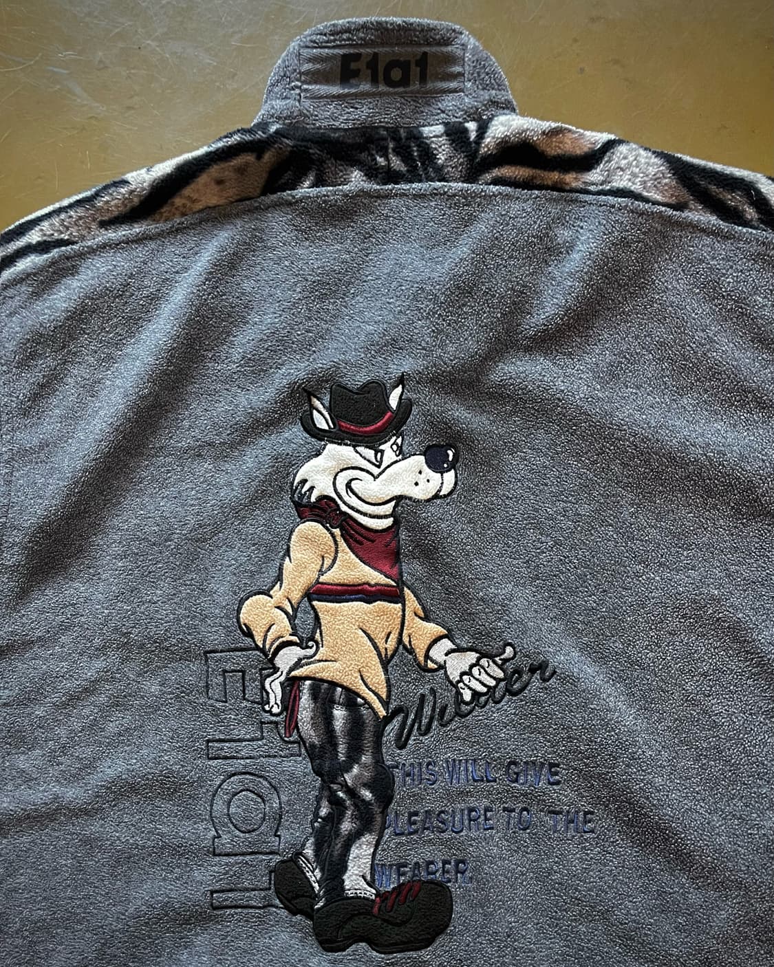 1990s E1A1 Japan Cartoon Fleece Track JK 상품이미지10