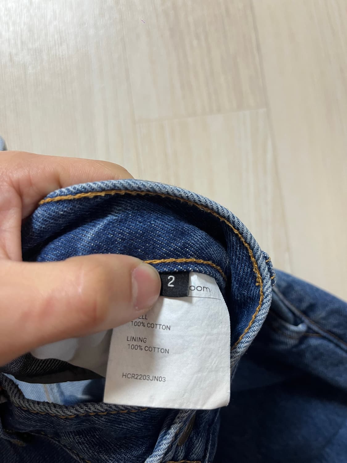 [해칭룸] 버뮤다 데님 쇼츠 _2 size 상품이미지4