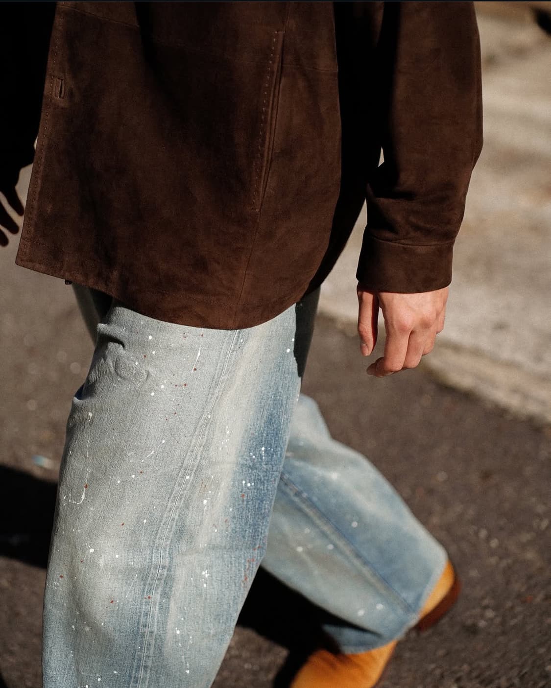 마티앤선즈 25aw 고트스웨이드 자켓 다크브라운 3 상품이미지6