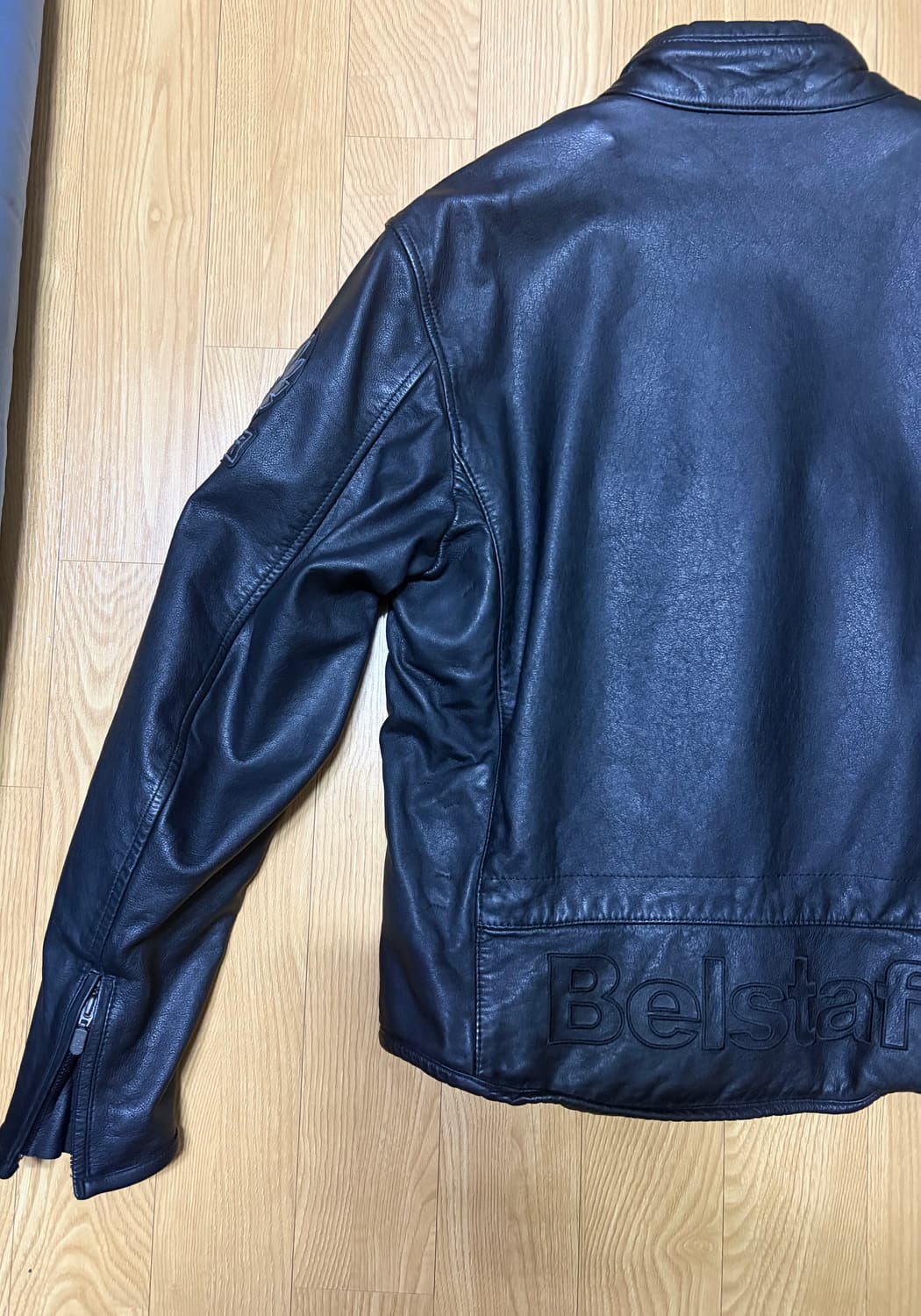 벨스타프 퓨어모터사이클 가죽 레더 자켓L 상품이미지7