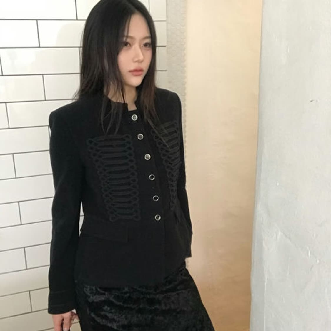 자라(ZARA) 나폴레옹 벨벳 자켓 상품이미지1