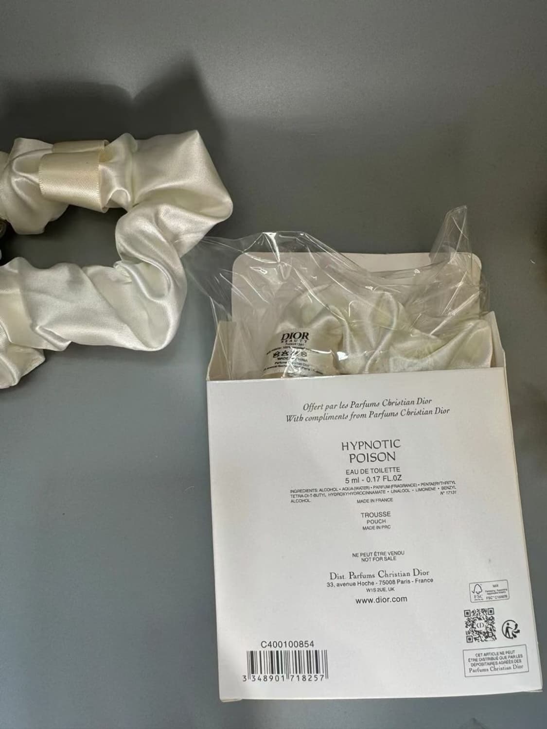 디올뷰티 헤어 스크런치 화이트 디올기프트 상품이미지3