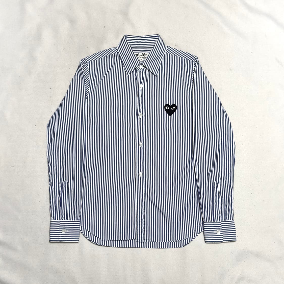 S 꼼데가르송 여성용 스트라이프 셔츠  상품이미지2