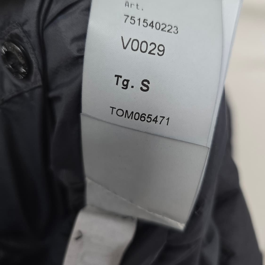 스톤아일랜드 크링클랩스 패딩 블랙 s사이즈 90 95 판매 상품이미지4