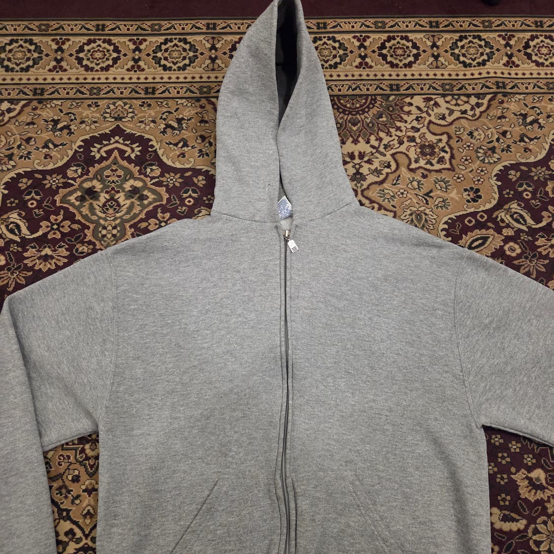 90s 빈티지 러셀 후드집업 그레이 M 상품이미지3