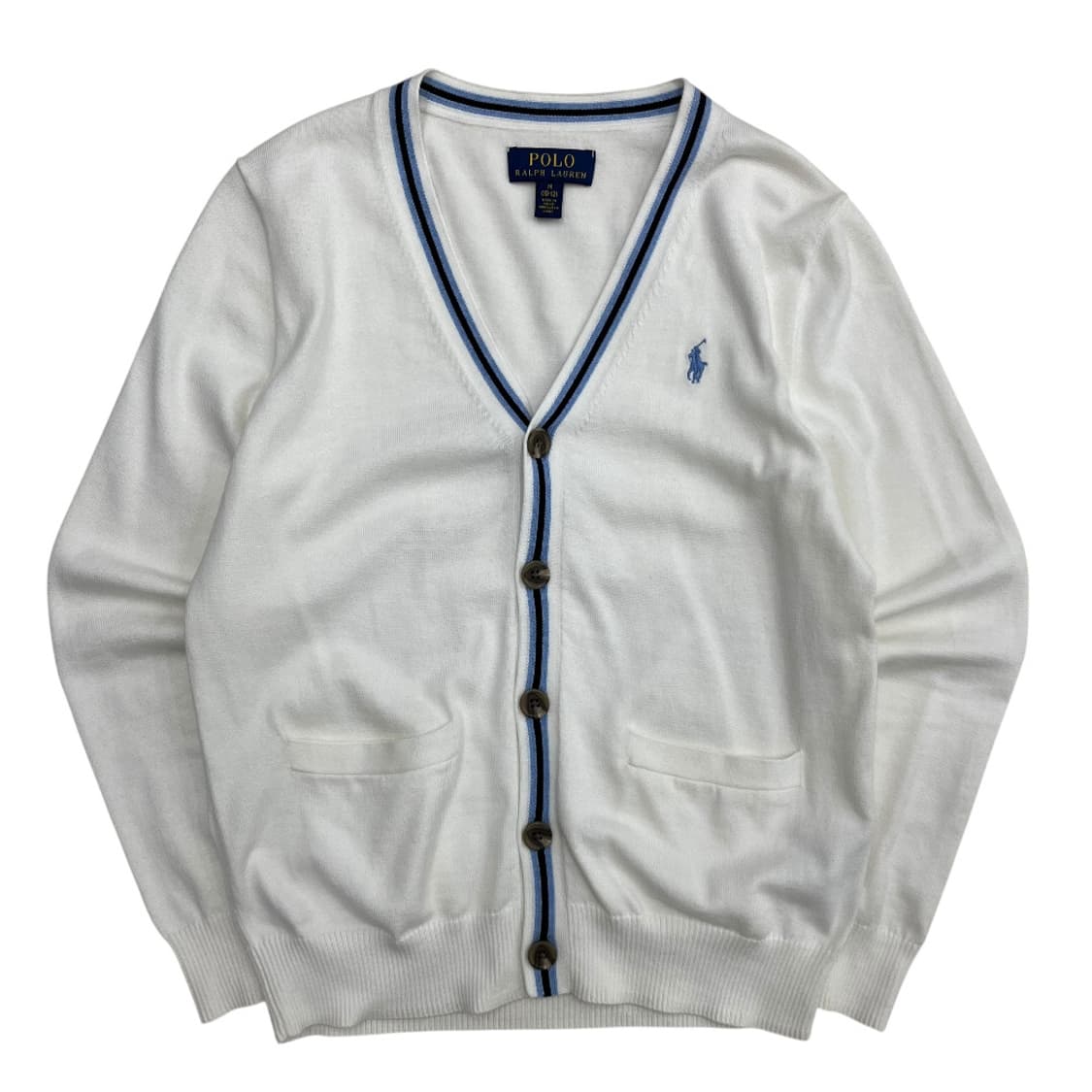 폴로 랄프로렌 소라포니 화이트 가디건 M 상품이미지2