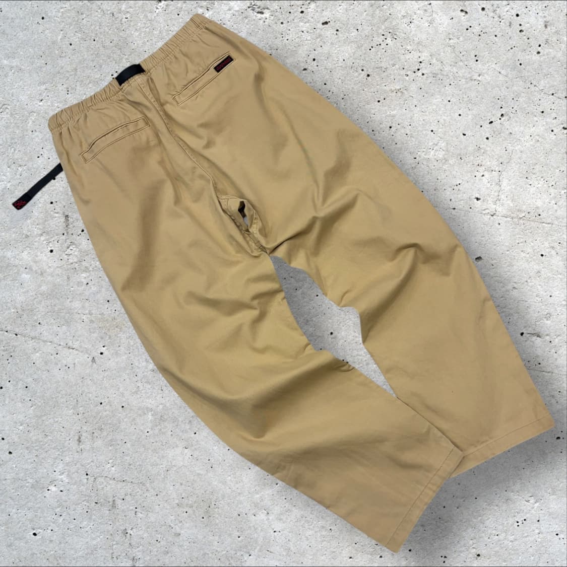 [M] 그라미치 Gramicci 카키색 벨트 면바지 팬츠 C773 상품이미지2