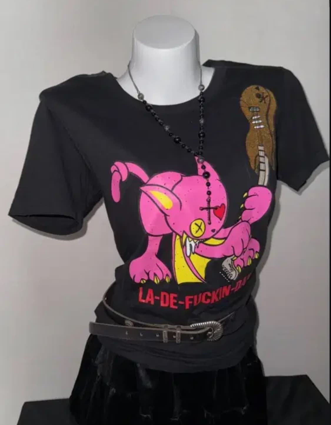 펑크 락 슬리브 빈티지 반팔 상품이미지1