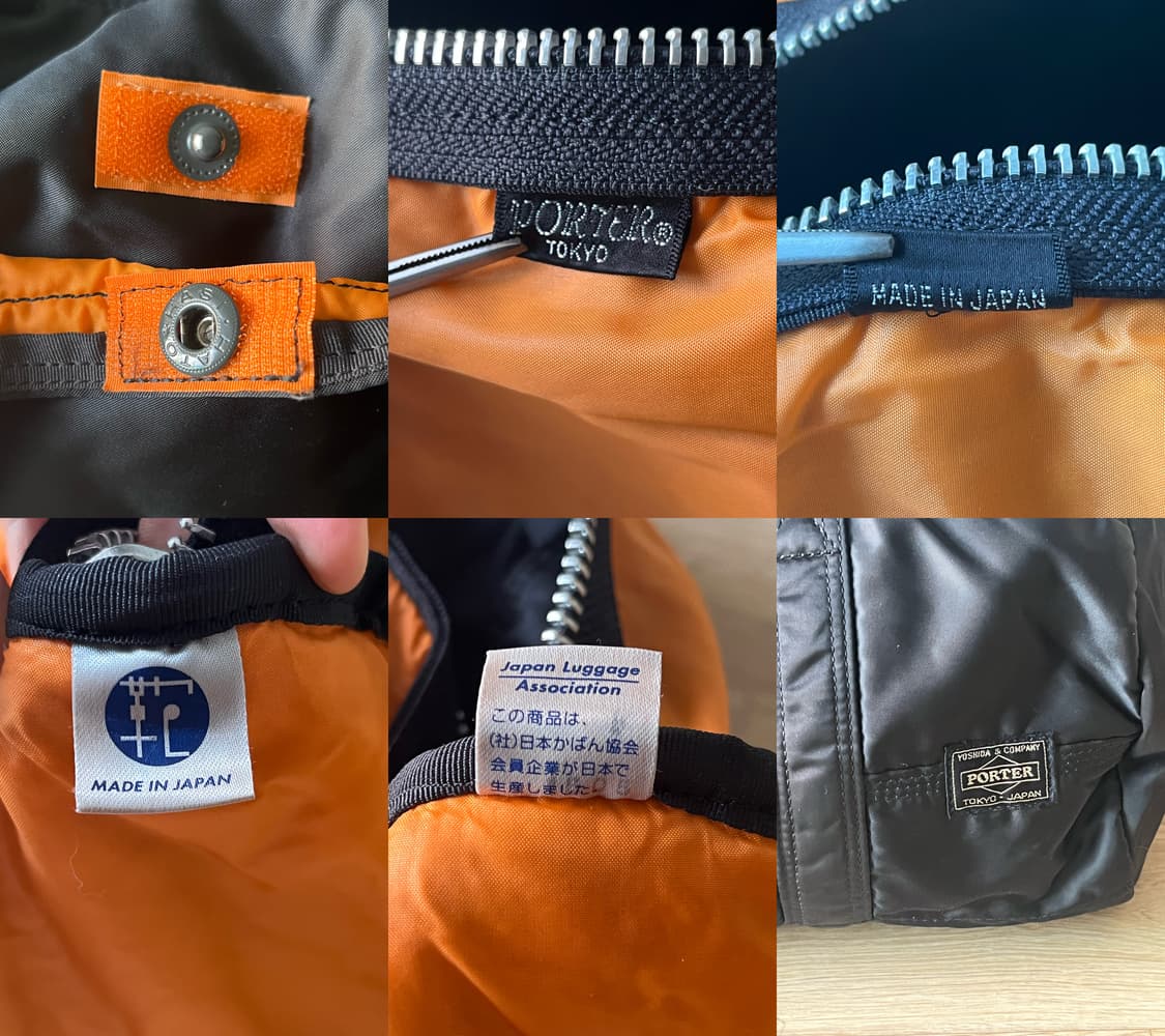 요시다 포터 탱커 더플백 L 블랙 622-76987 (보스턴백) 상품이미지9