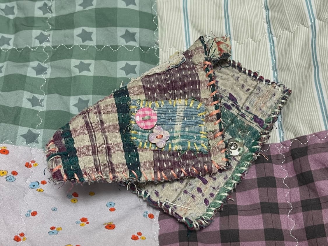 칸타 kantha 핸드메이드 지갑 상품이미지3