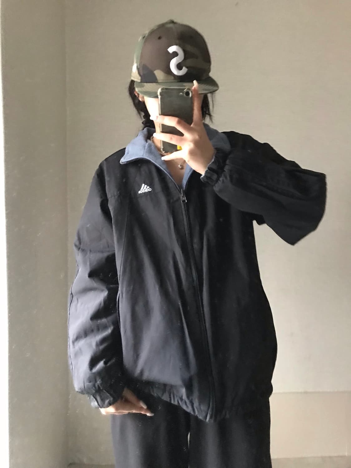 아디다스 90s 리버시블 후리스 패딩 상품이미지2