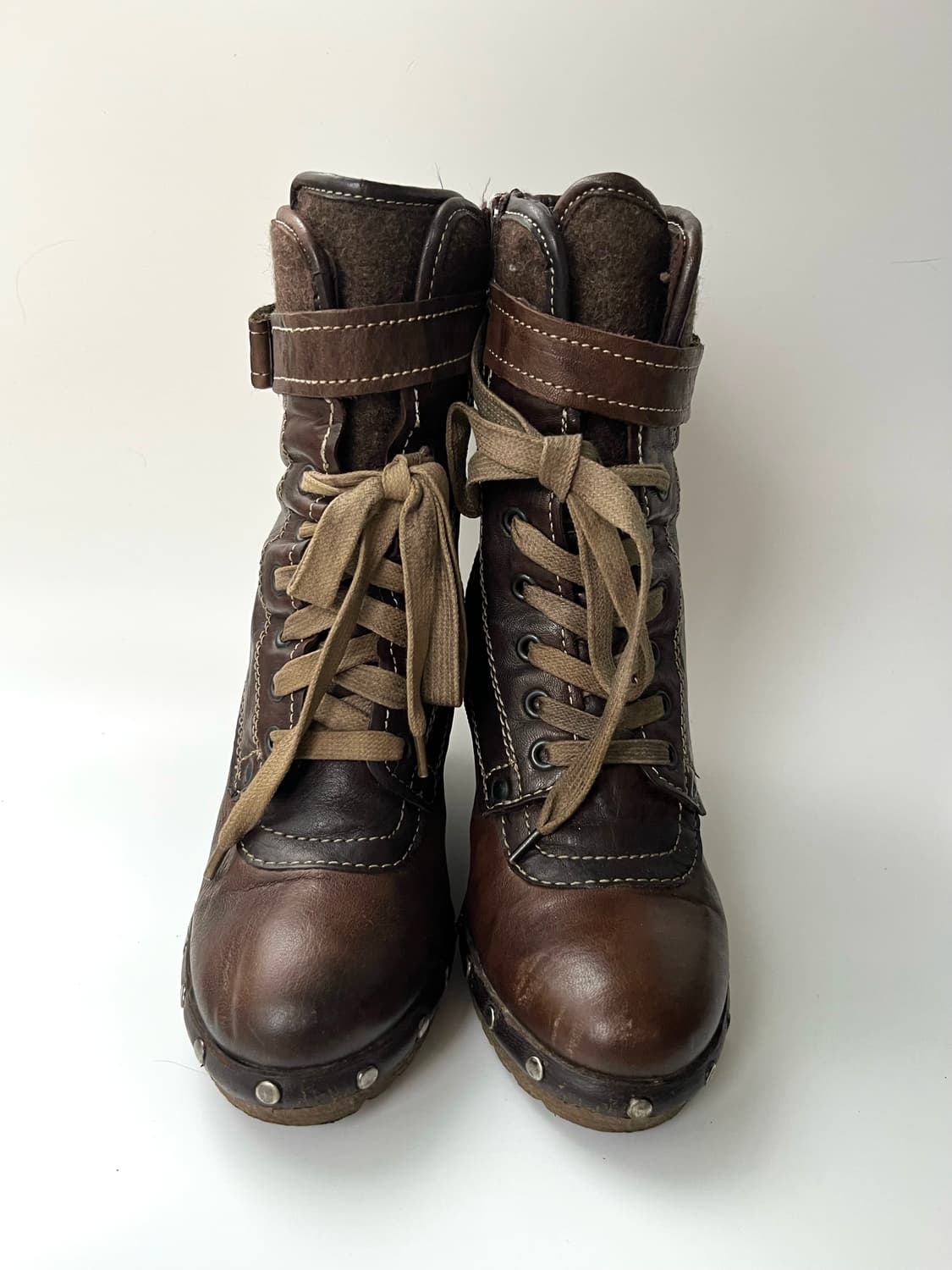 Vintage wedge boots 상품이미지3