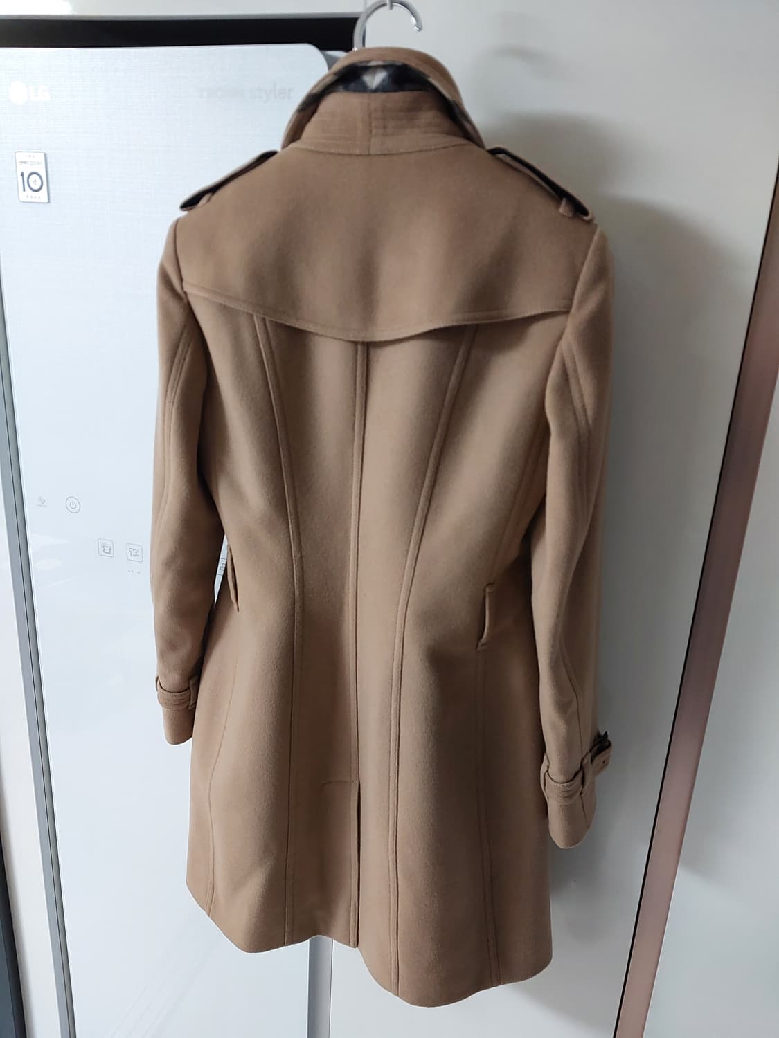 버버리 BURBERRY - 울 캐시미어 카멜 코트  상품이미지6