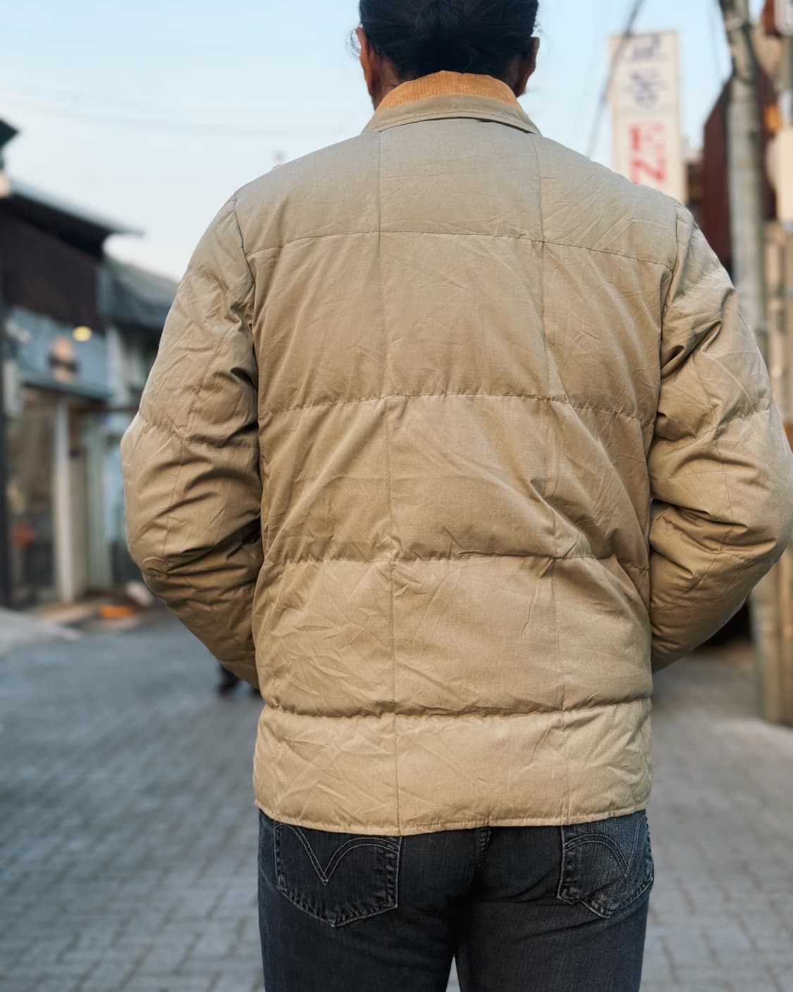 80‘s 에디바우어 구스다운 스냅자켓 L 상품이미지9