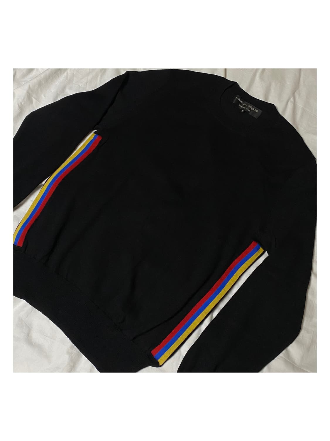 꼼데가르송 옴므플러스 사이드 디테일 울 니트 아카이브 가디건 상품이미지3