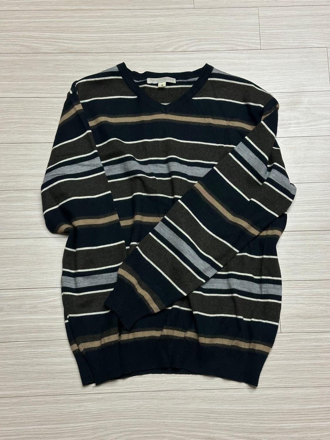 솔리드옴므 스트라이프 니트  (세트 4개 구성) 상품이미지1