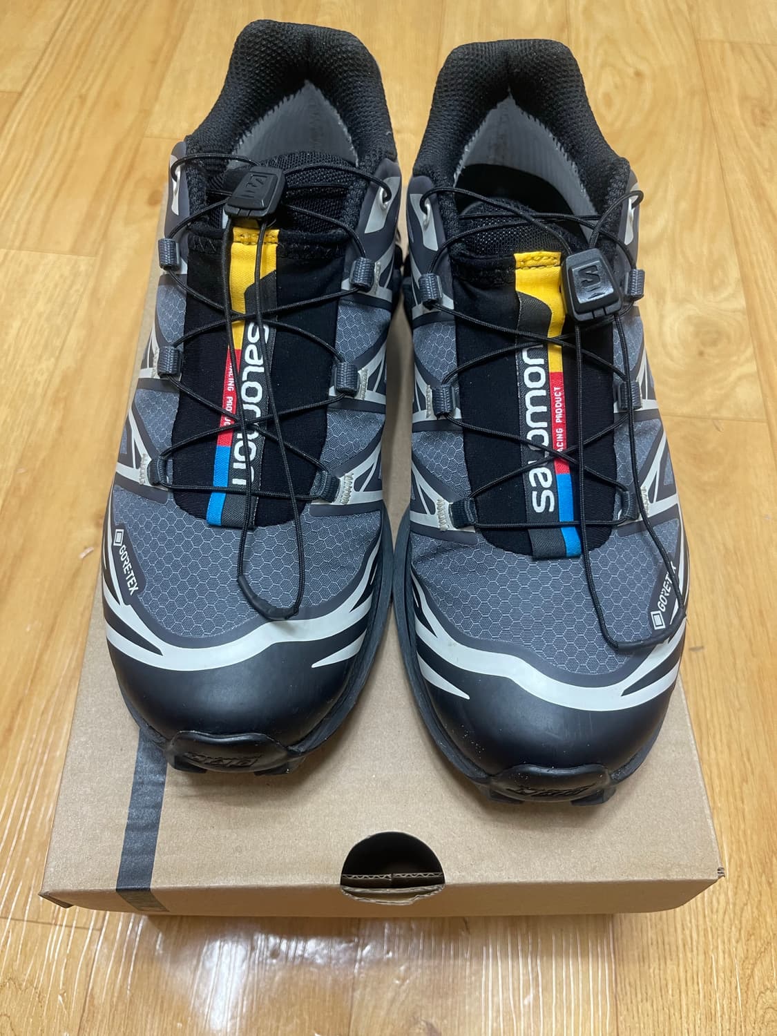 살로몬 XT-6 고어텍스 트레일 러닝화 245mm 블랙 에보니 상품이미지1