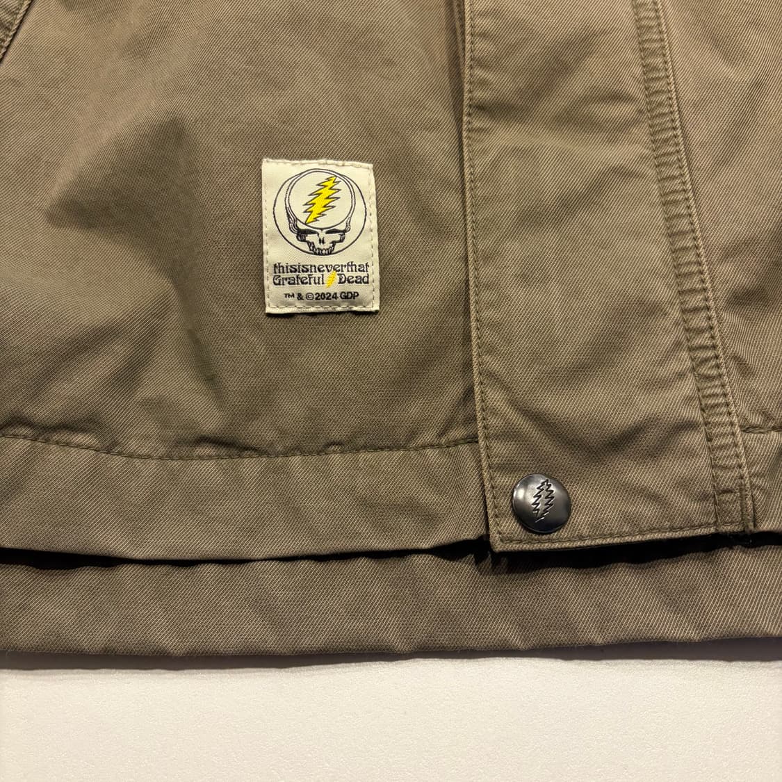 [L] 디스이즈네버댓 그레이트풀데드 카키 야상 점퍼 자켓 C798 상품이미지6