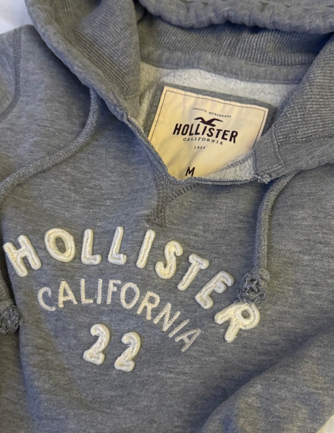 홀리스터 그레이 후드티 딱붙 M 상품이미지2