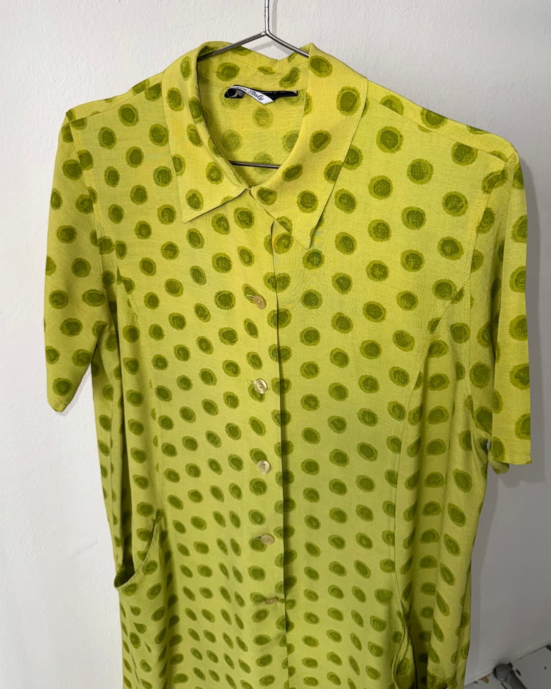 빈티지 도트 원피스 상품이미지4