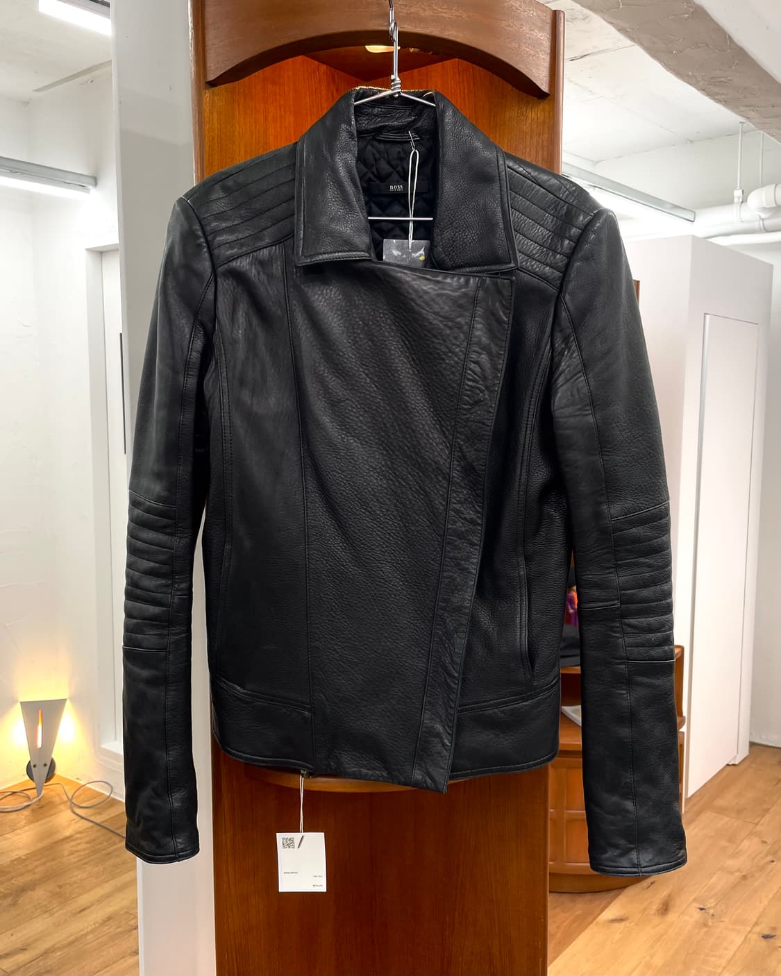 [40] 휴고 보스 레더 모터사이클 자켓 상품이미지5