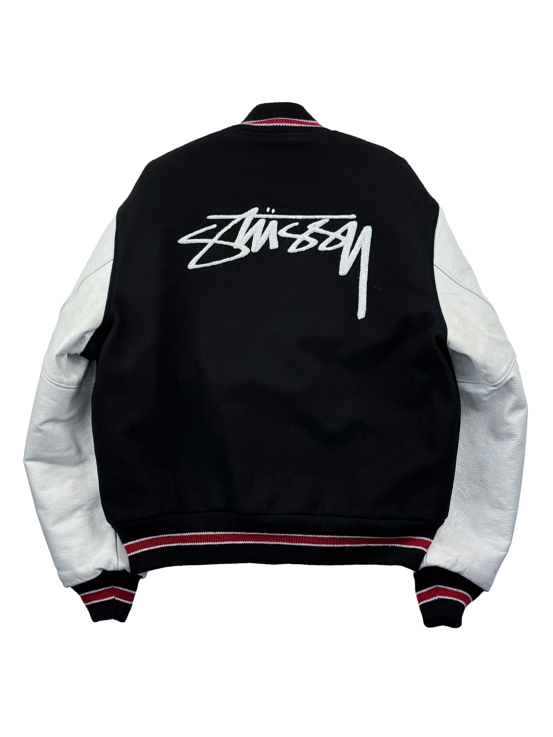 스투시 2003 한정 바시티 자켓 블랙 상품이미지2