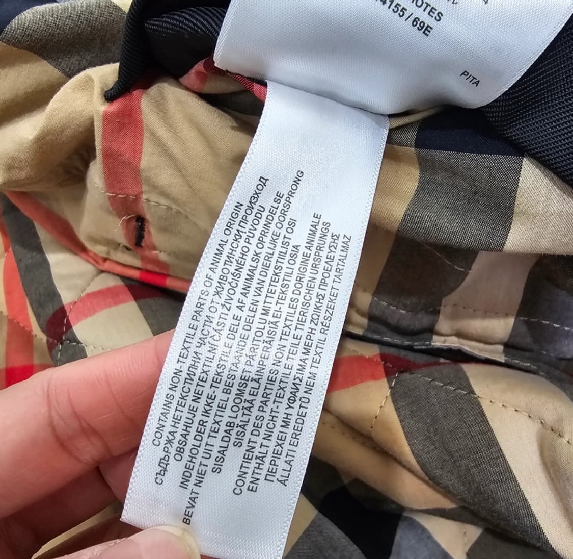 버버리 퀼팅 후드 자켓 블랙 ~66 상품이미지10