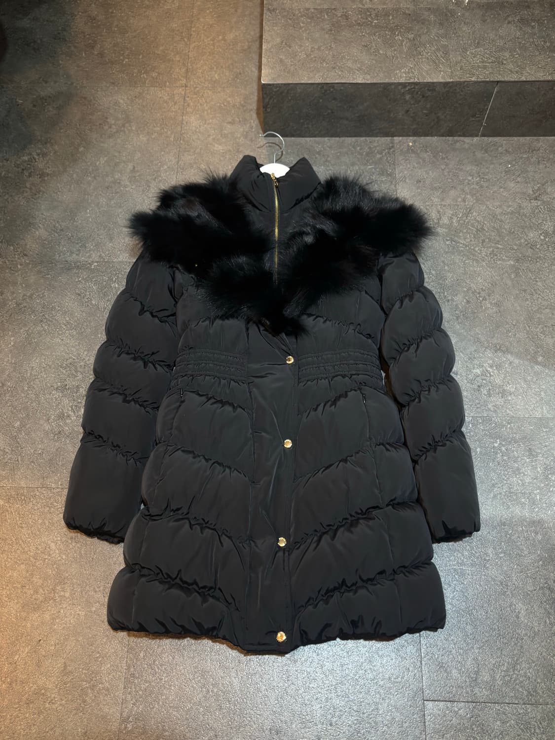 게스 여성 롱패딩 블랙 M 상품이미지2