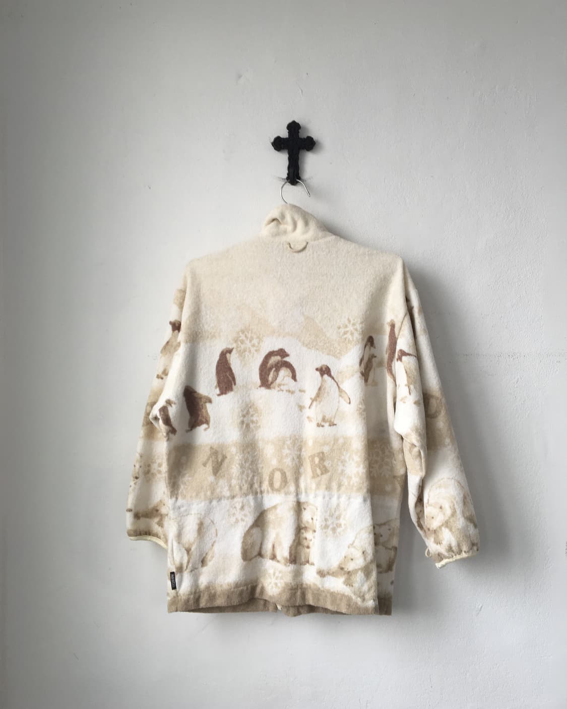 Animal fleece zip up 상품이미지3