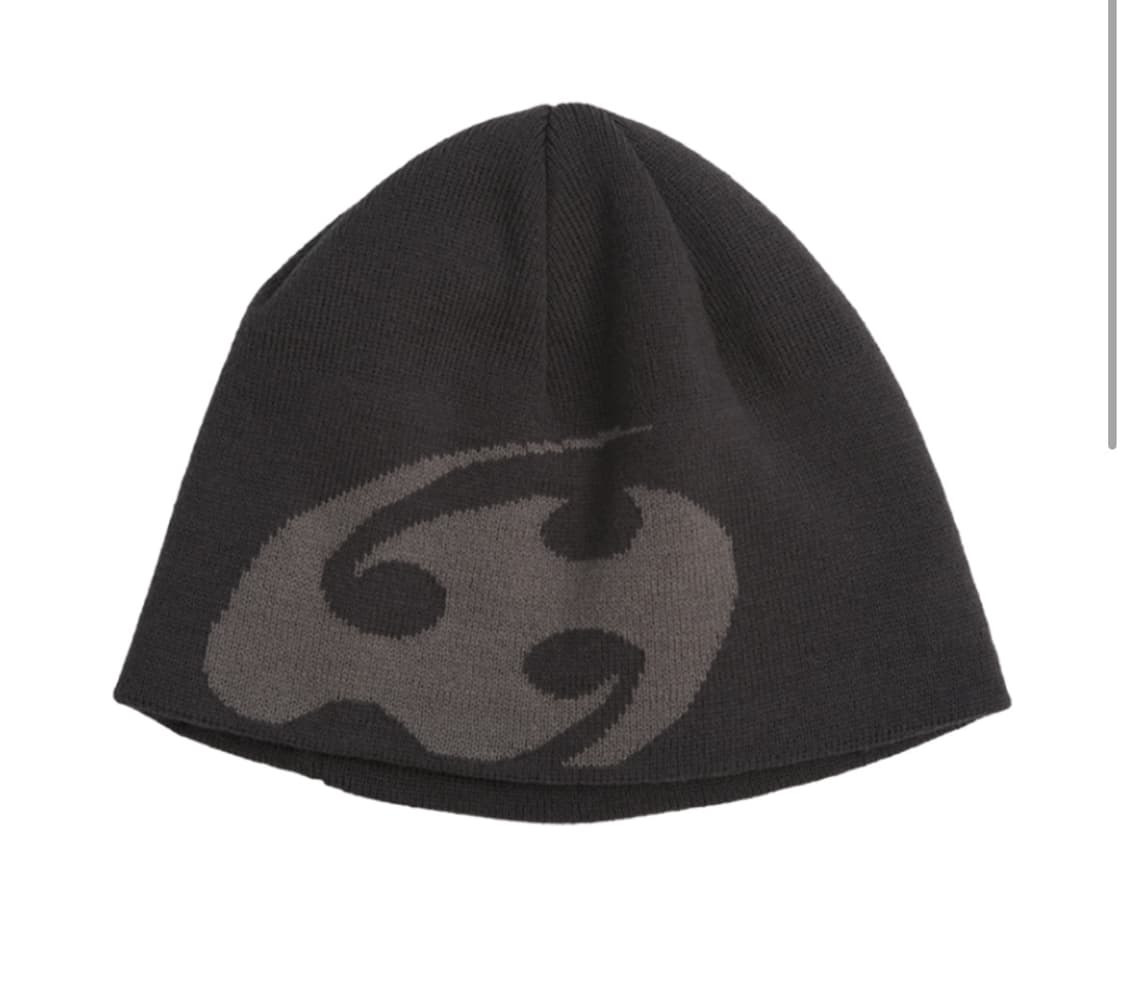 산산기어 로고 비니 차콜 24FW 상품이미지1