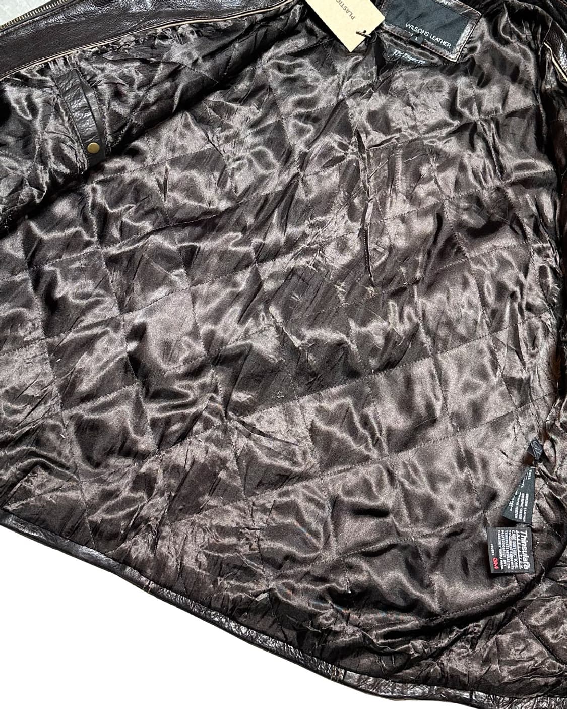 웰슨 레더 헤비 리얼 레더 바이크 자켓 상품이미지8