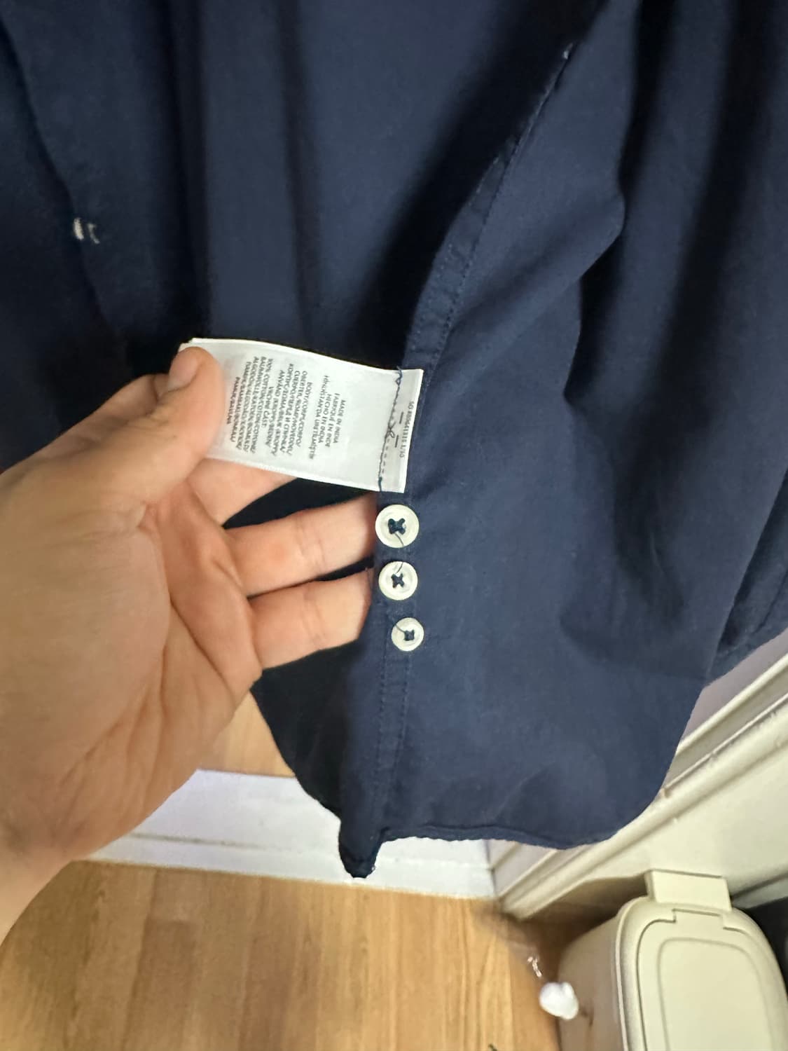 폴로 네이비 옥스포드셔츠 M 상품이미지4