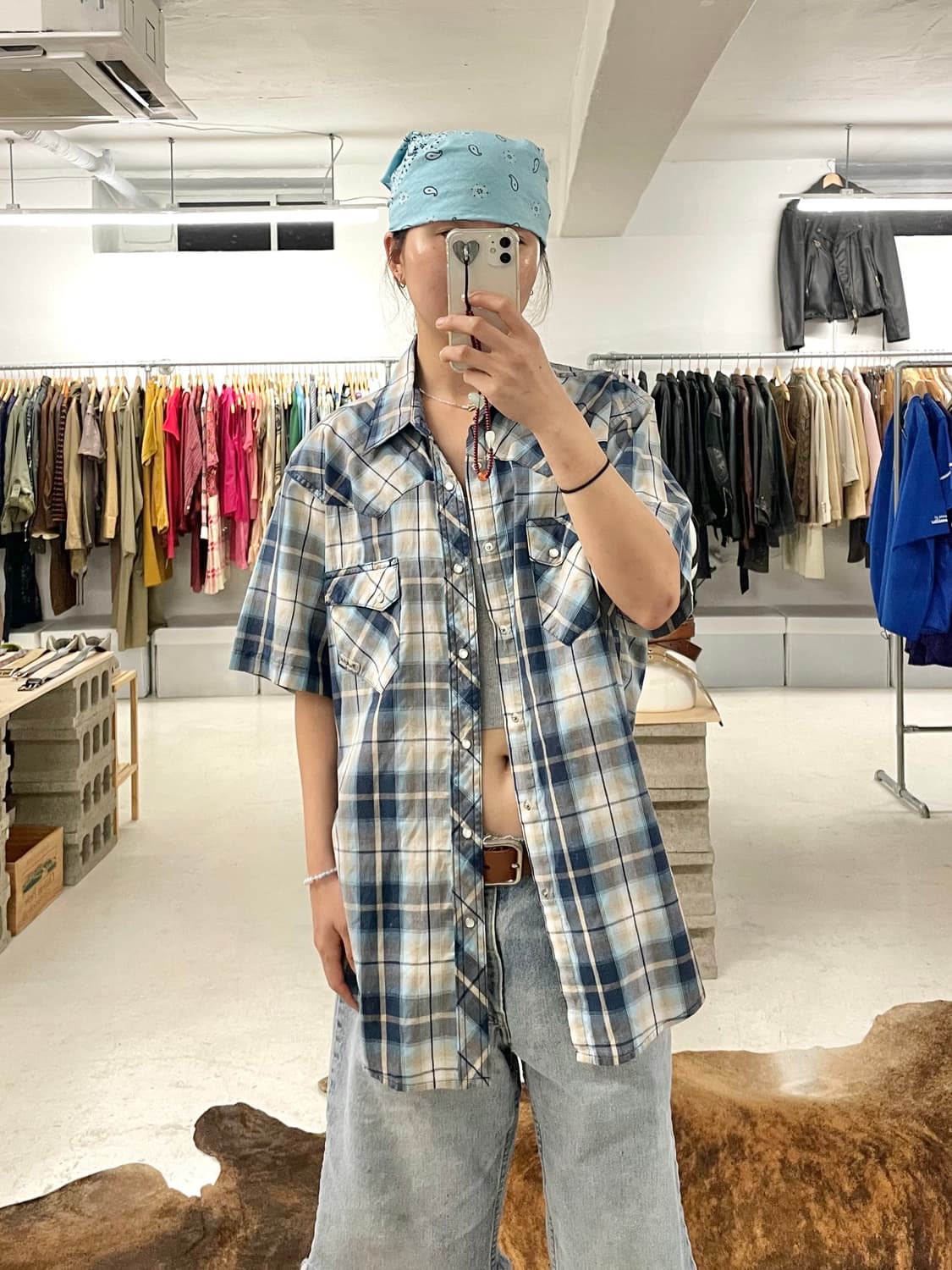 WRANGLER ombre western shirts 랭글러 옴브레 셔츠 상품이미지1