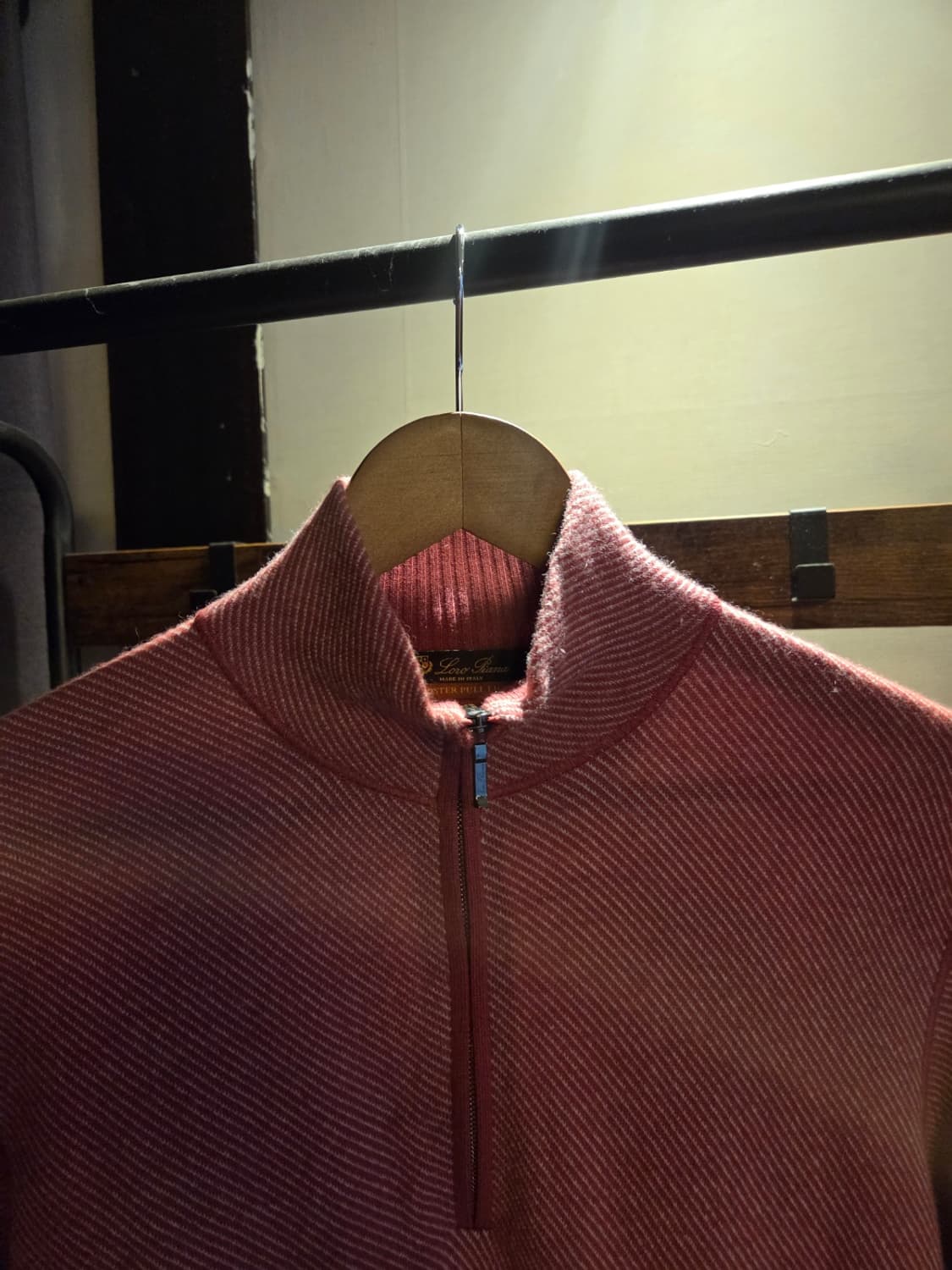 로로피아나 실크/캐시미어 짚업니트 상품이미지2