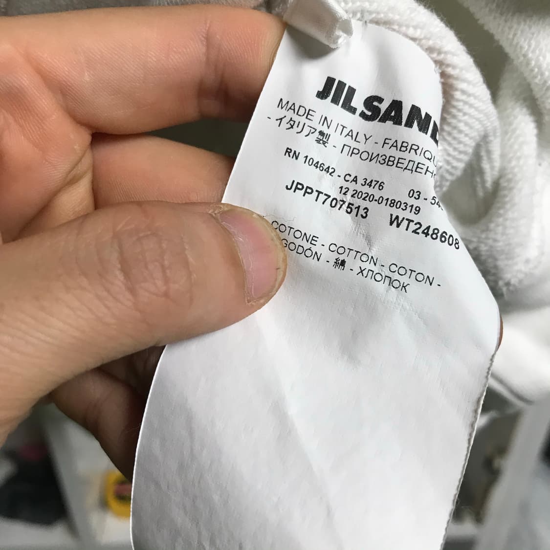 질샌더 스펠로고 라운드 스웻셔츠 상품이미지4