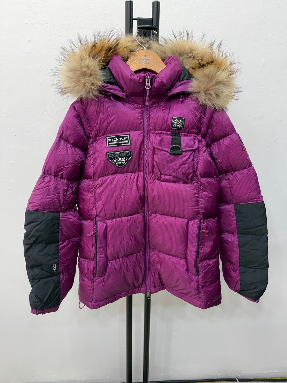 정품) 코오롱 여성 구스다운 패딩 95 상품이미지1