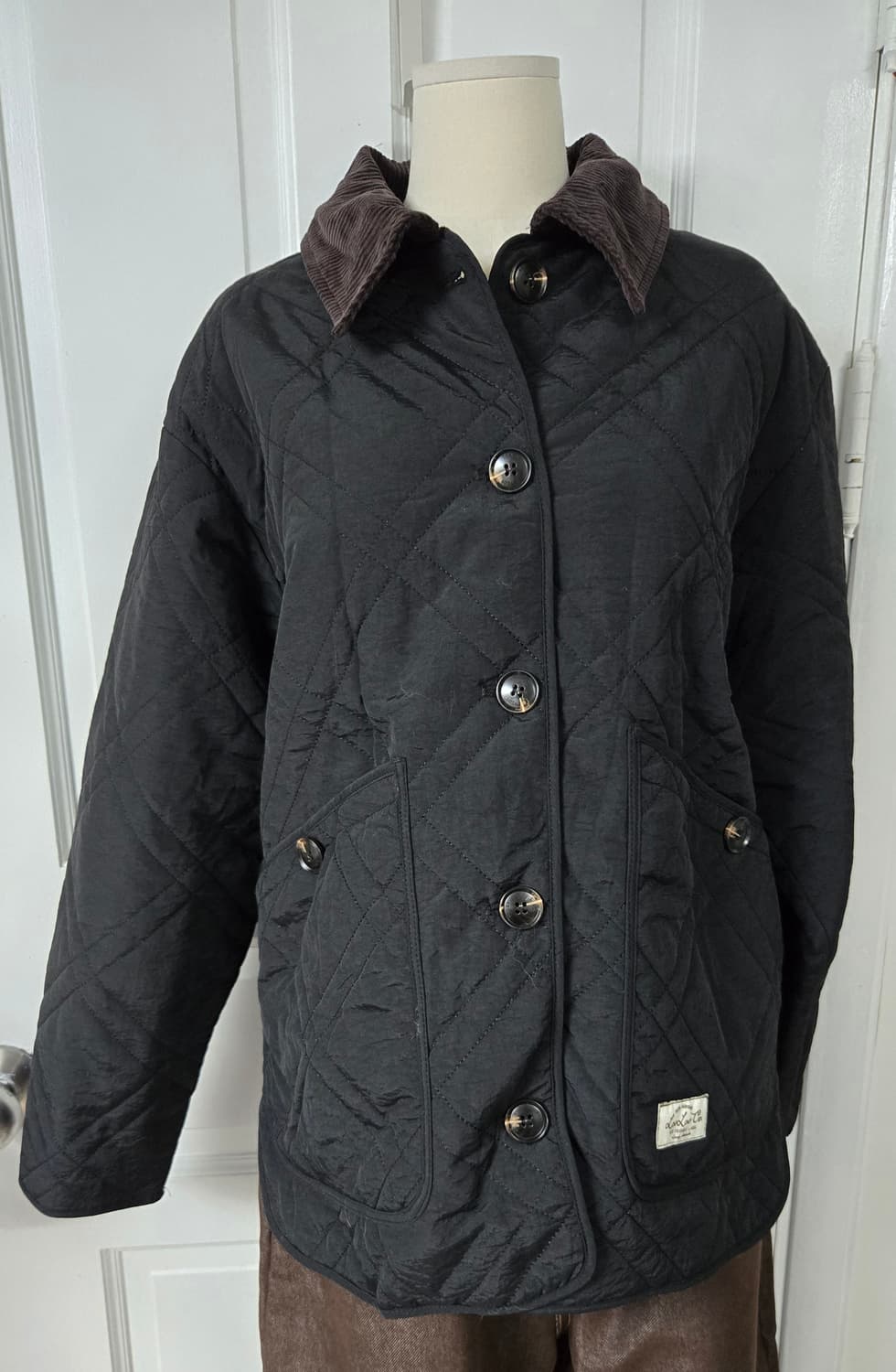 새상품)로브로브 퀼팅점퍼/ootj브라운팬츠 상품이미지3