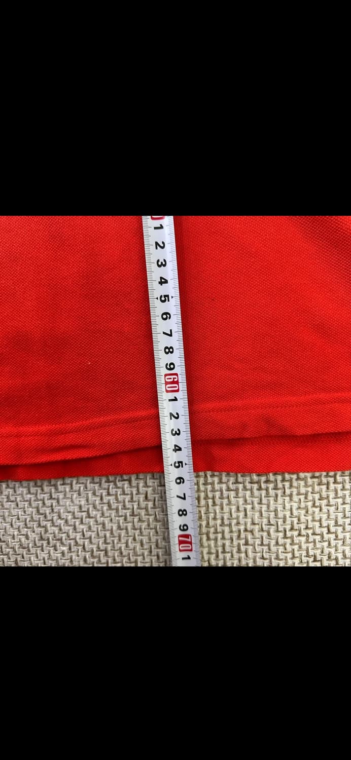 라코스테 빨간색 슬림핏 카라티 95 상품이미지6