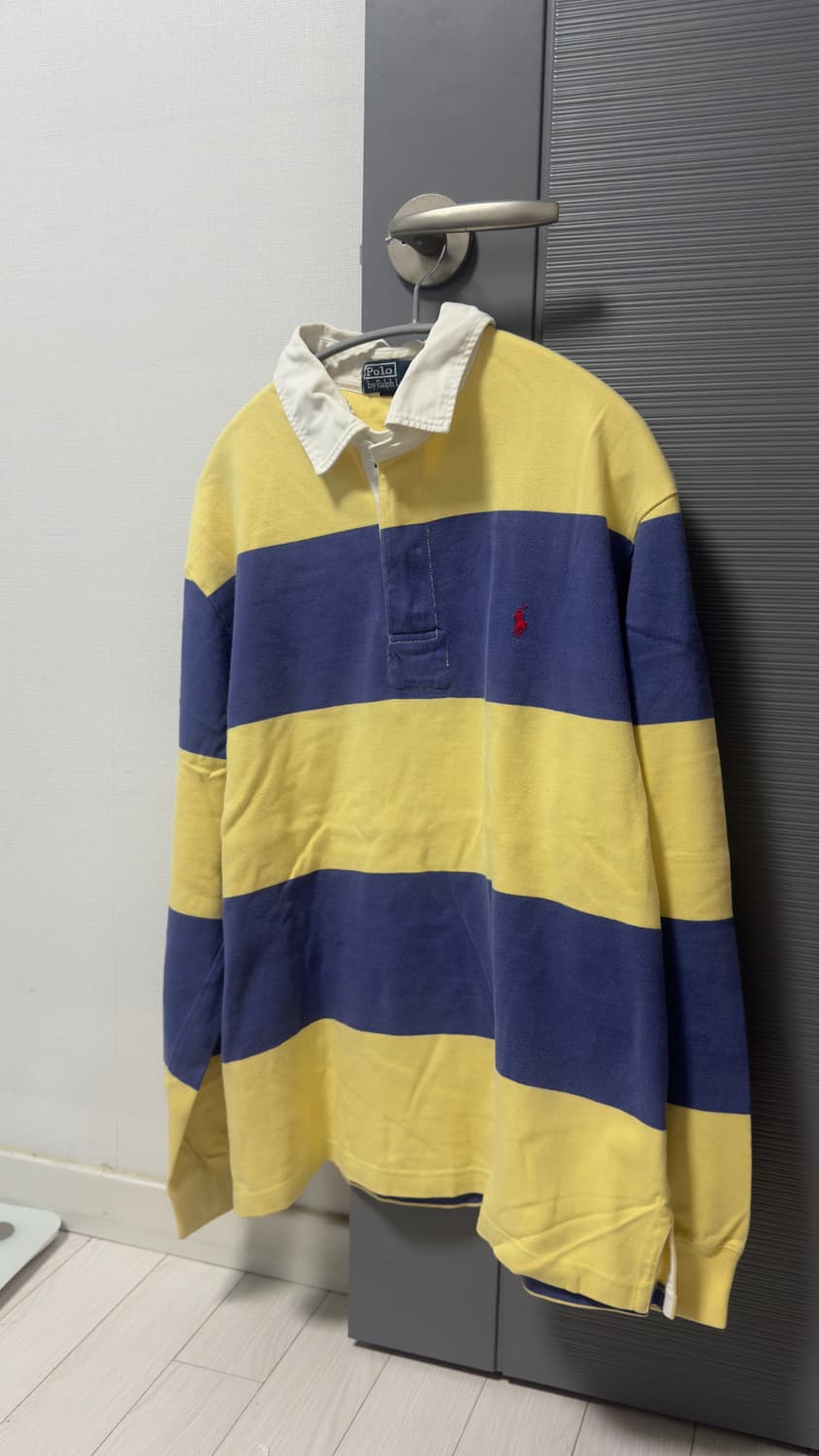 폴로 90s 스트라이프 럭비티셔츠 사이즈 L 상품이미지1