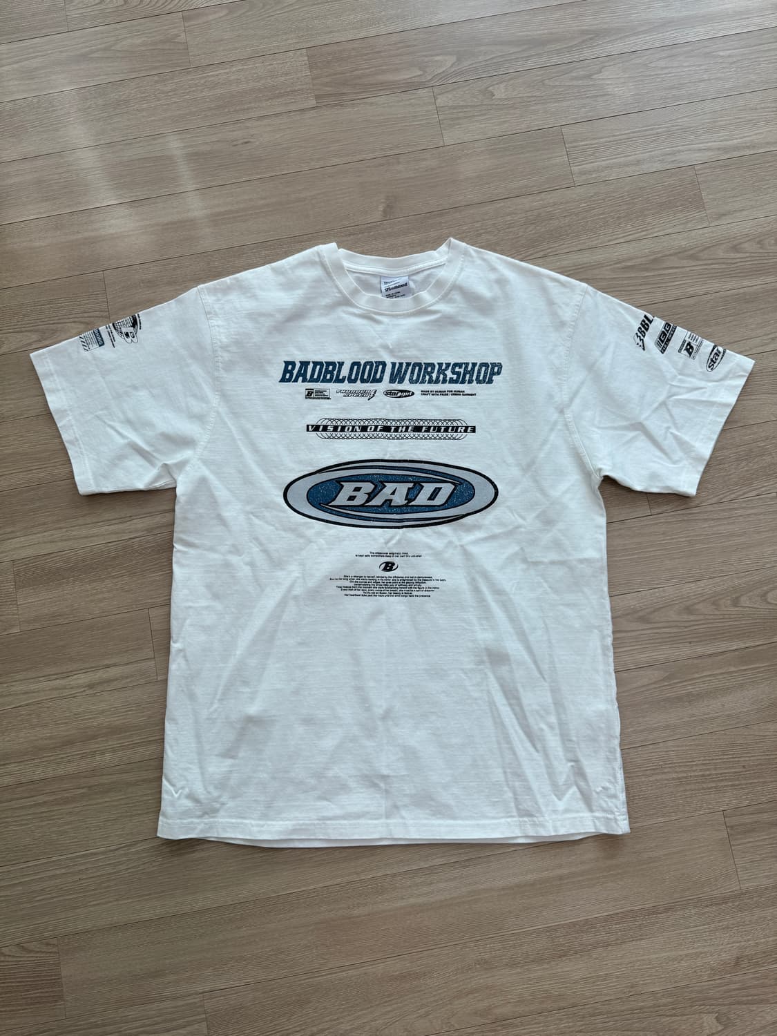 배드블러드) F2 올드이펙트 반팔 티셔츠 상품이미지3