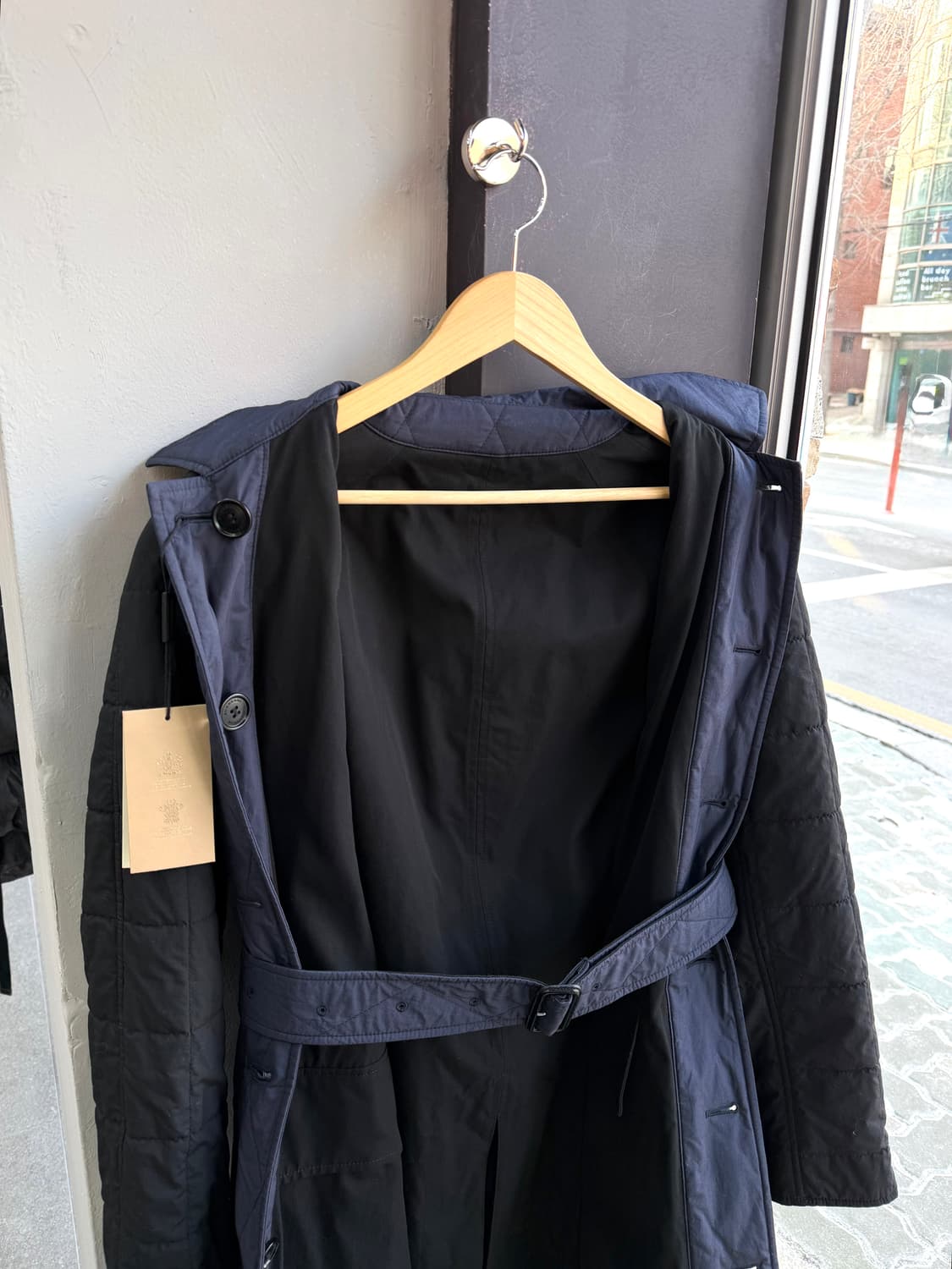 UK6/ 버버리 신형 리버시블 퀄팅 패딩코트 자켓(새상품) 상품이미지5