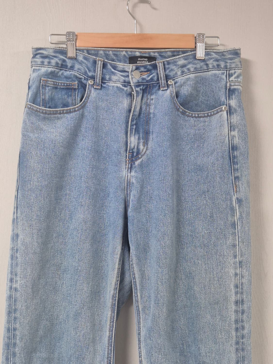 무신사 연청 세미와이드 데님 30-31인치 상품이미지3